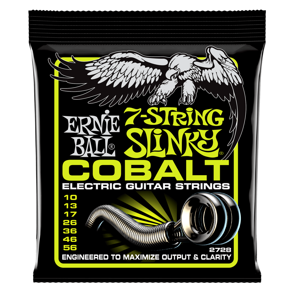 Ernie Ball Regular Slinky Cobalt 7-String Electric Guitar Strings