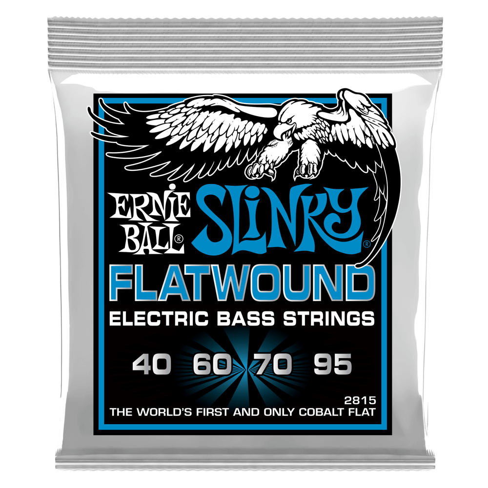 Ernie Ball Extra Slinky Flatwound Electric Bass String, 40-95 Gauge