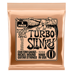 Turbo Slinky Nckl Wnd Elec Gtr Strings 3 Pk 9.5 46