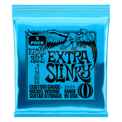 Extra Slinky Nckl Wnd Elec Gtr Strings 3 Pk 8 38