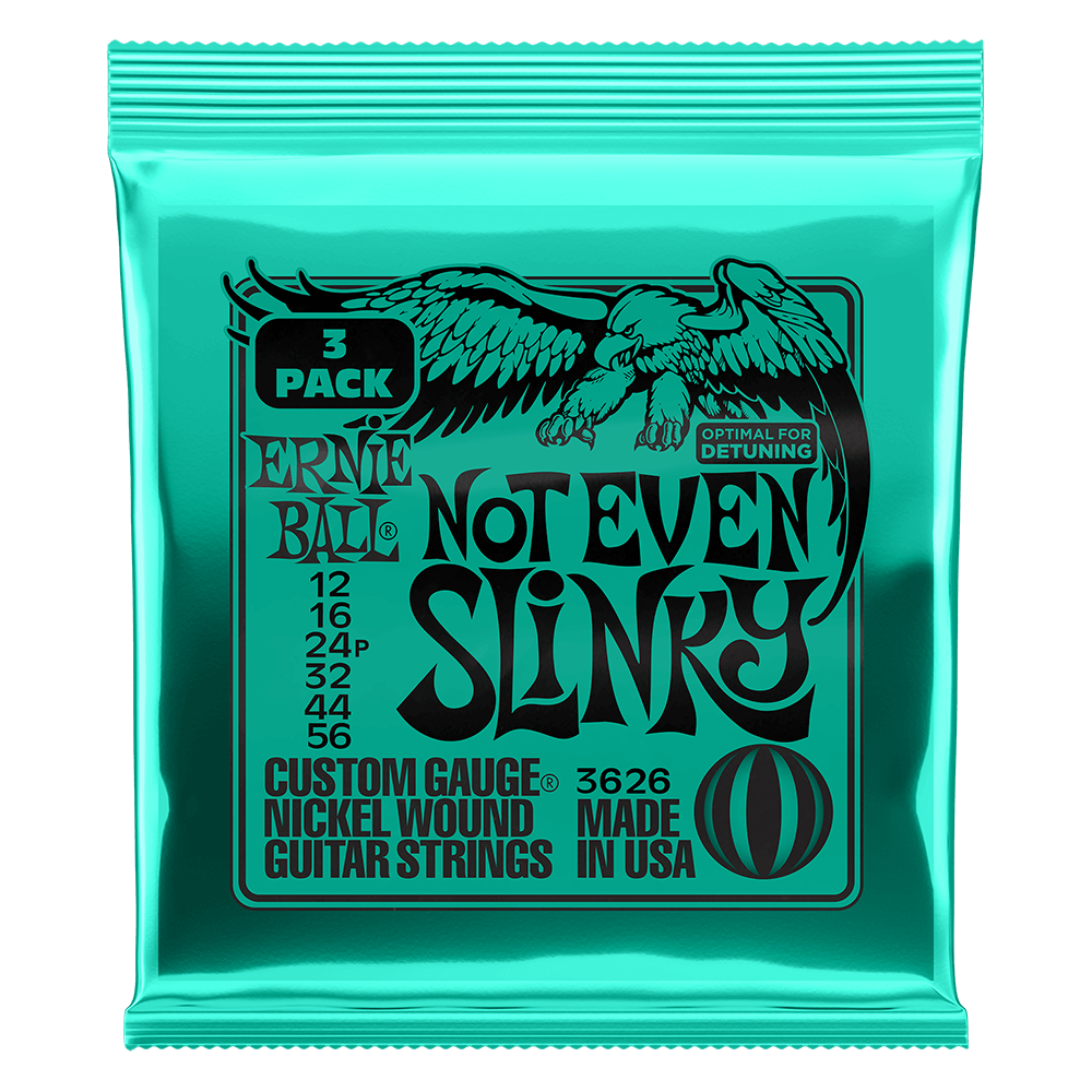 Not Even Slinky Nckl Wnd Elec Gtr Strings 3 Pk 12 56