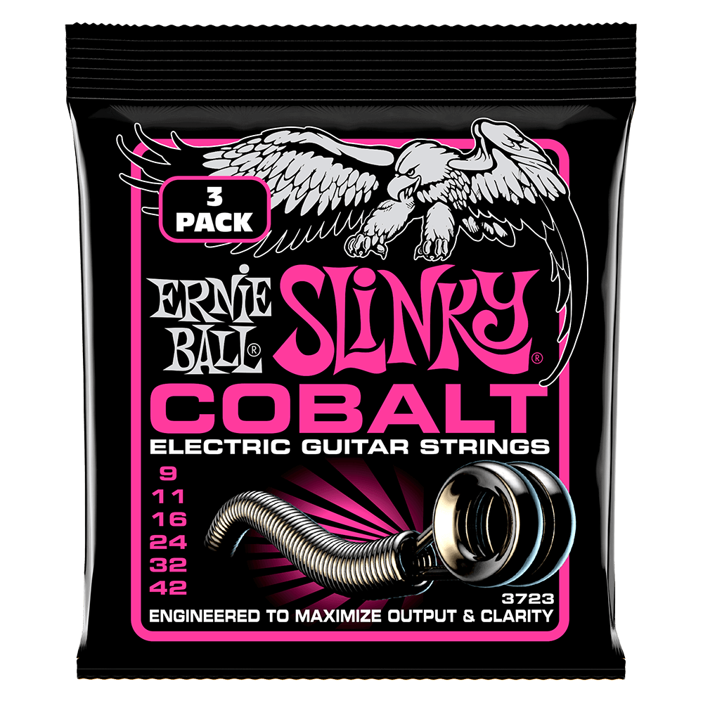 Super Slinky Cobalt Elec Gtr Strings 3 Pk 9 42