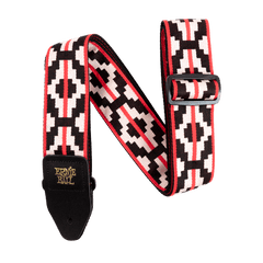 Ernie Ball Ristra Red Jacquard Guitar Strap