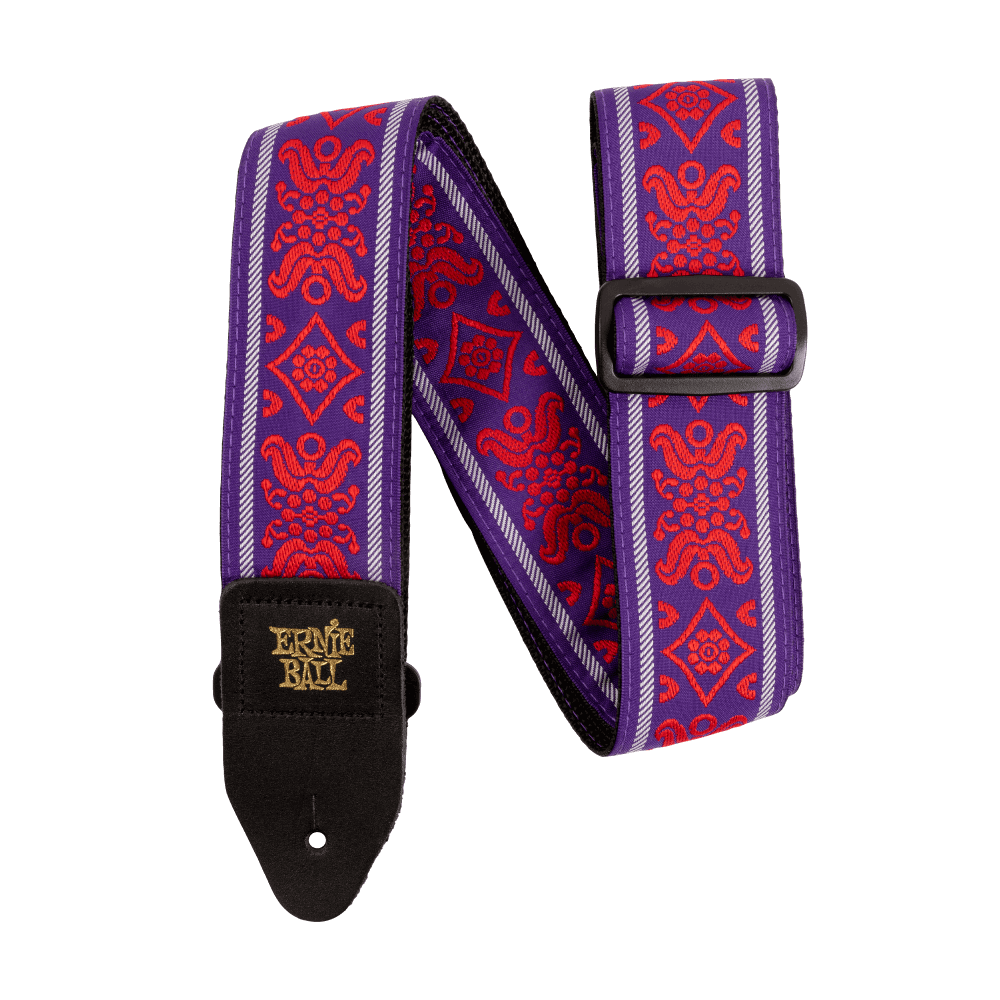 Ernie Ball Royal Flush Red Jacquard Strap