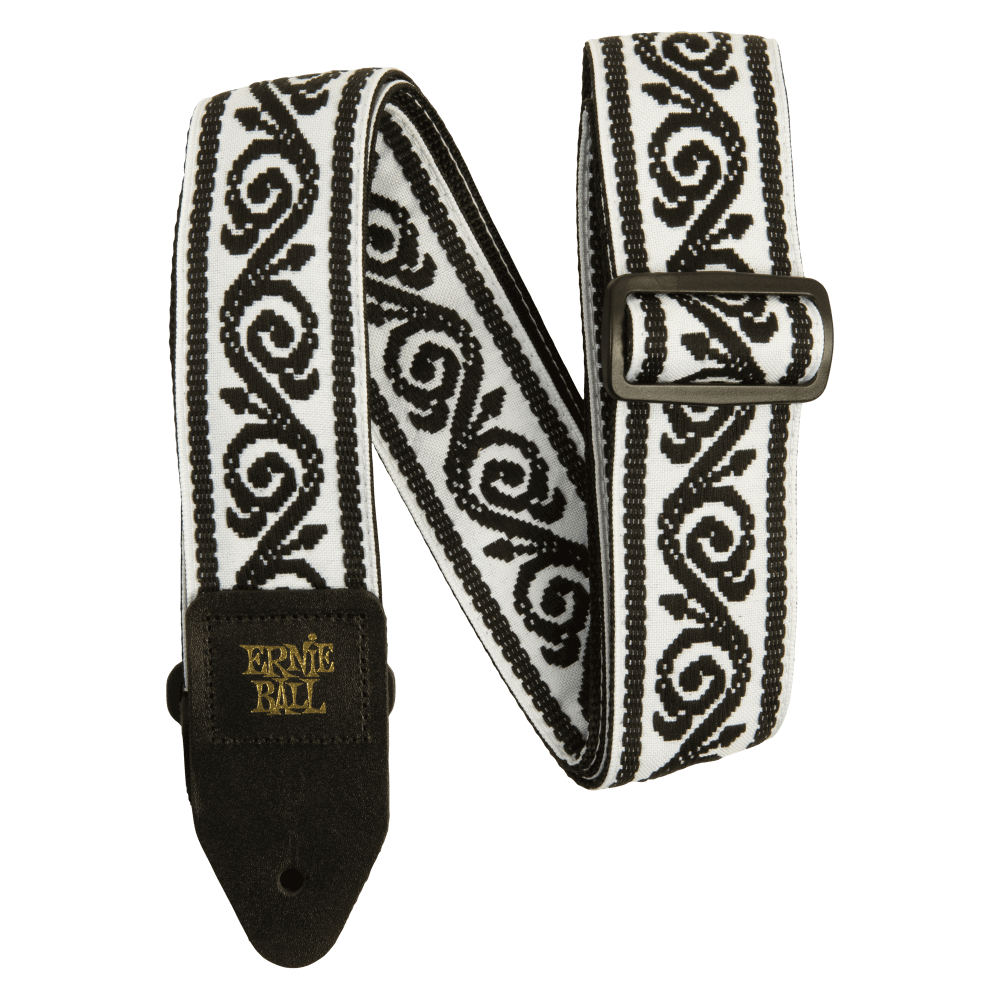 Ernie Ball Black Vine Jacquard Strap