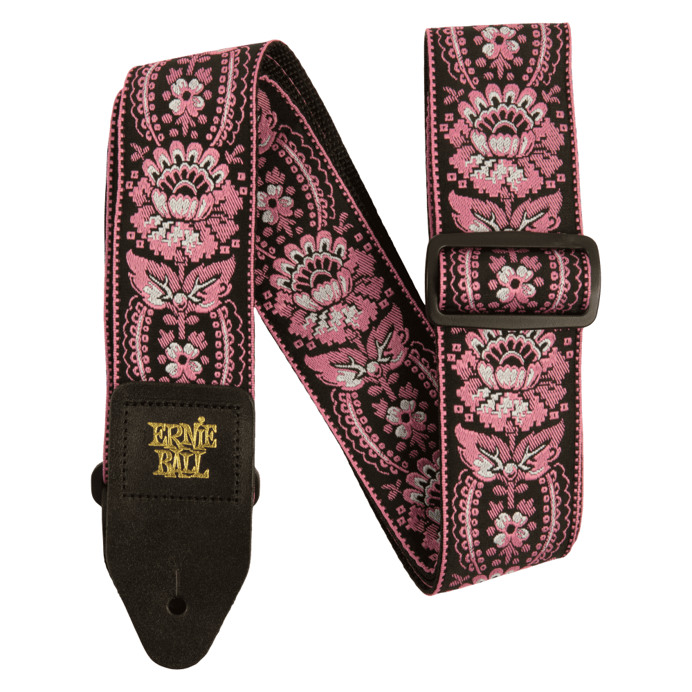 Ernie Ball Pink Orleans Jacquard Strap