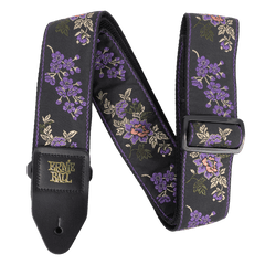 Classic Jacquard Guitar/Bass Strap - Lavender Blossom