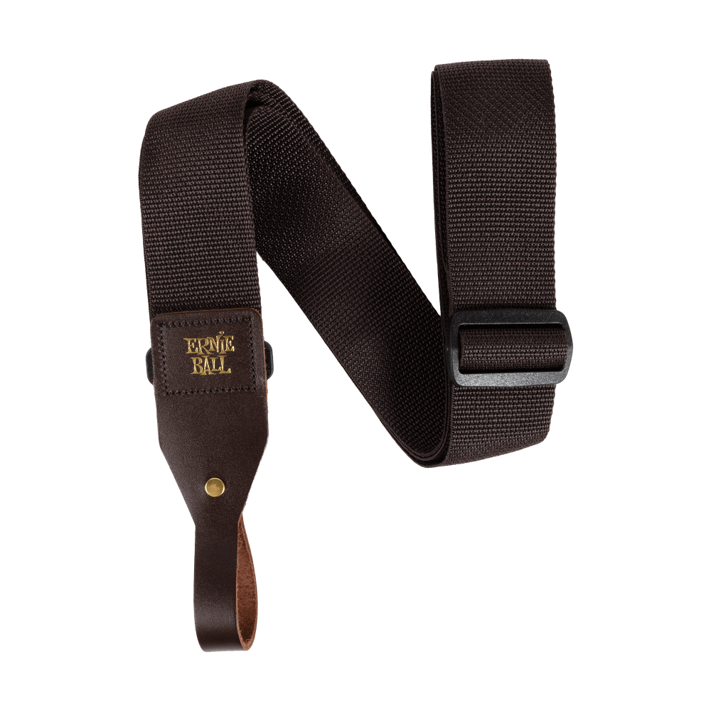 Ernie Ball Polypro Acoustic Guitar Strap - Brown