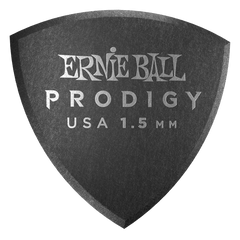 Ernie Ball 1.5 mm Large Shield Prodigy Picks 6 Pack in Black