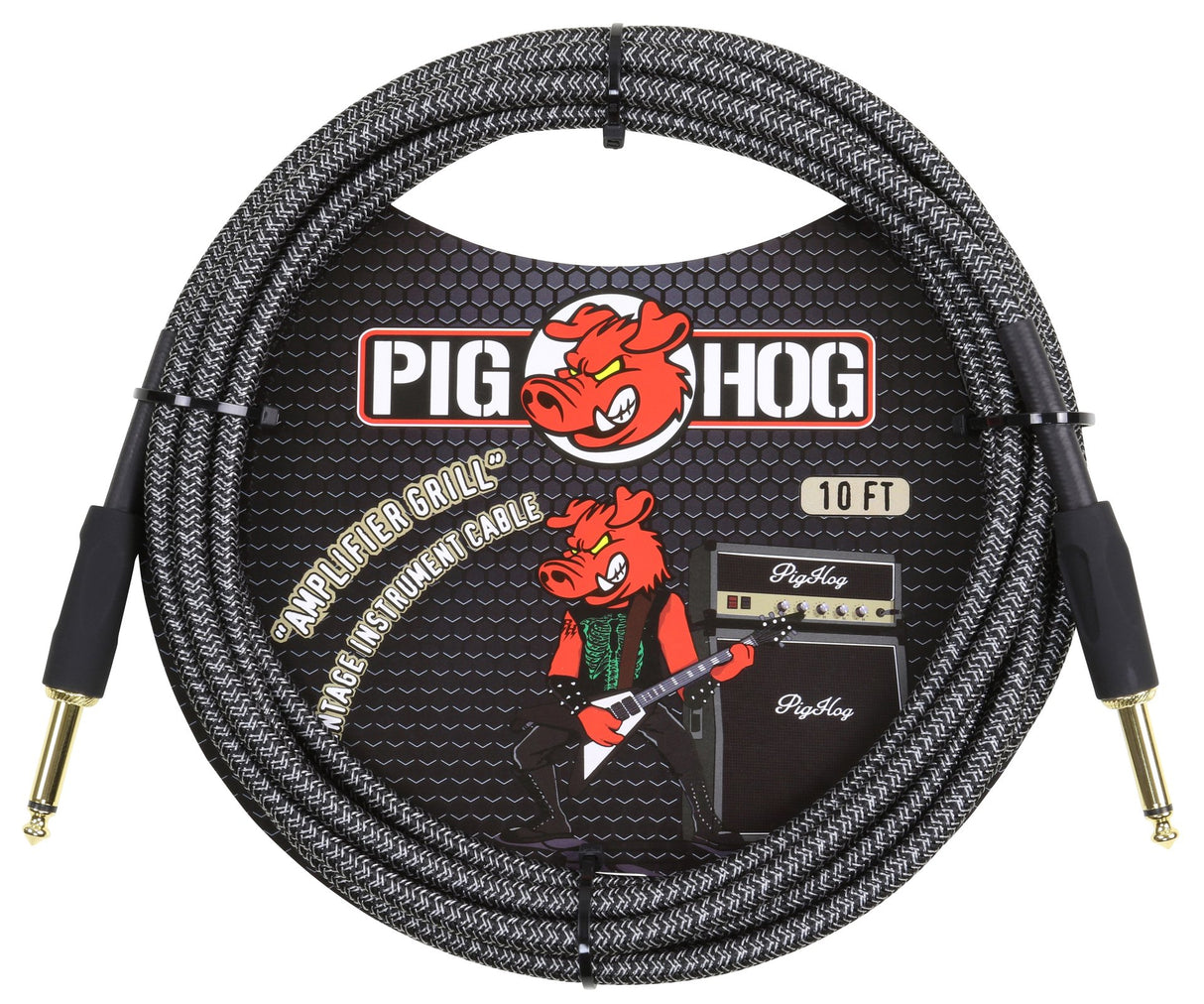 Pig Hog "Amp Grill" Instrument Cable,10ft