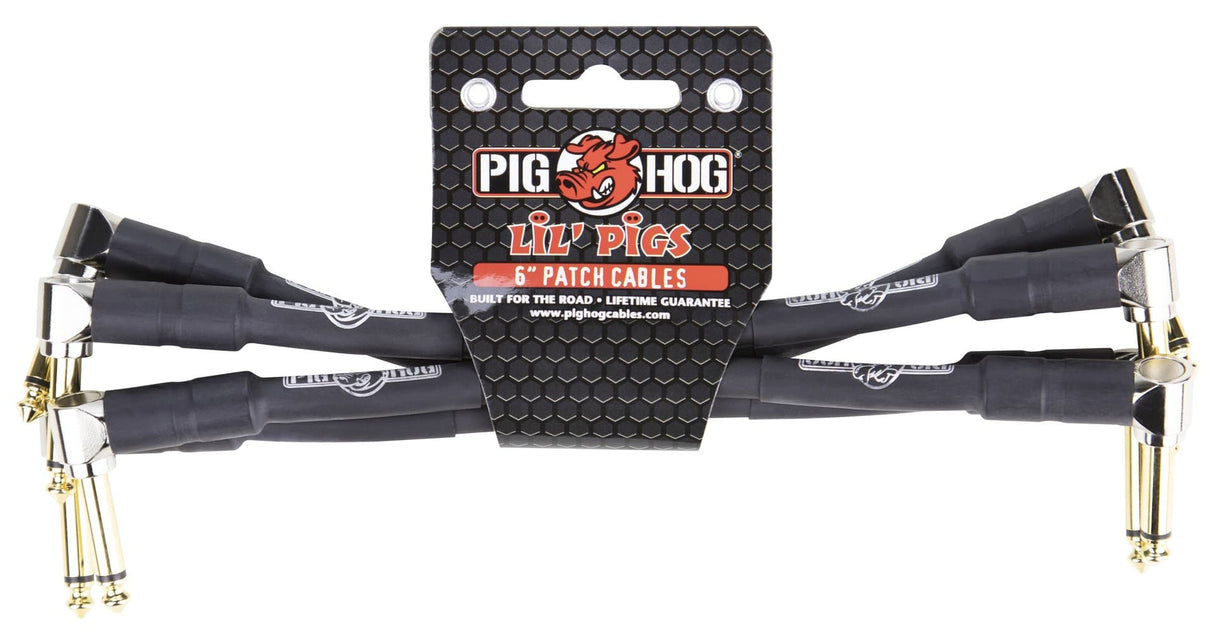 Pig Hog 6 Inch Patch Cables