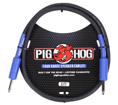 Pig Hog Speaker Cable, 3ft (14 gauge wire)