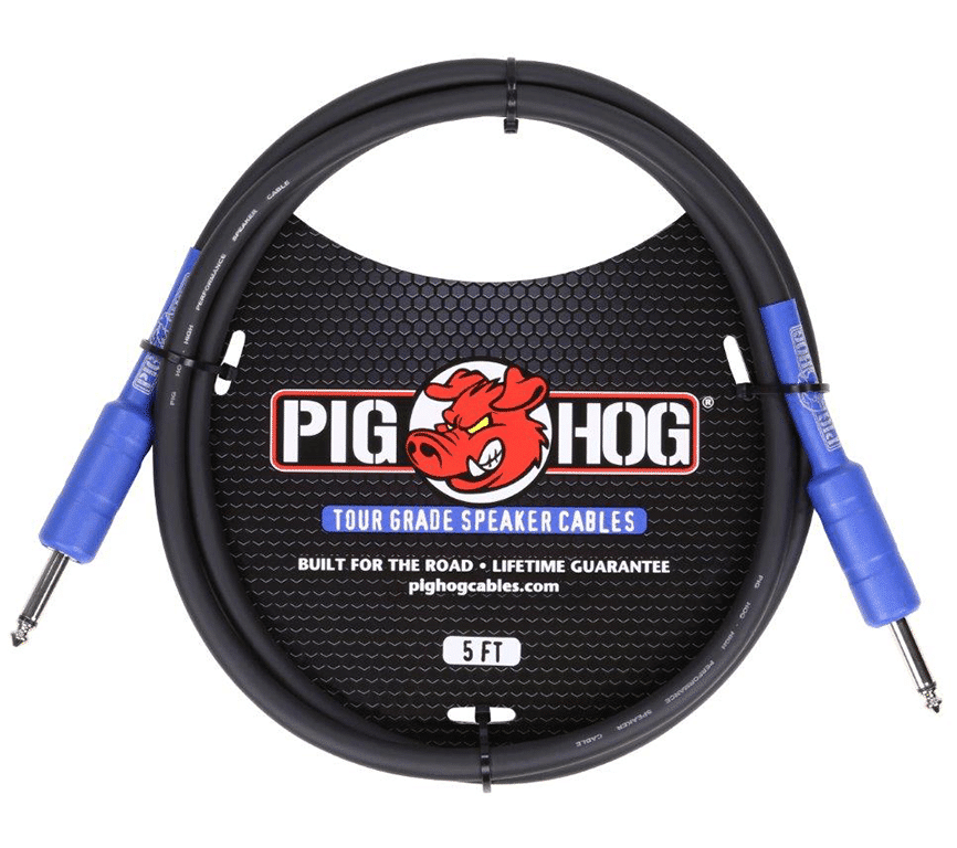 Pig Hog Speaker Cable, 5ft (14 gauge wire)