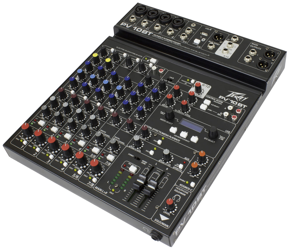 Peavey PV Series "PV-10BT" Compact 10-Channel Mixer with Bluetooth