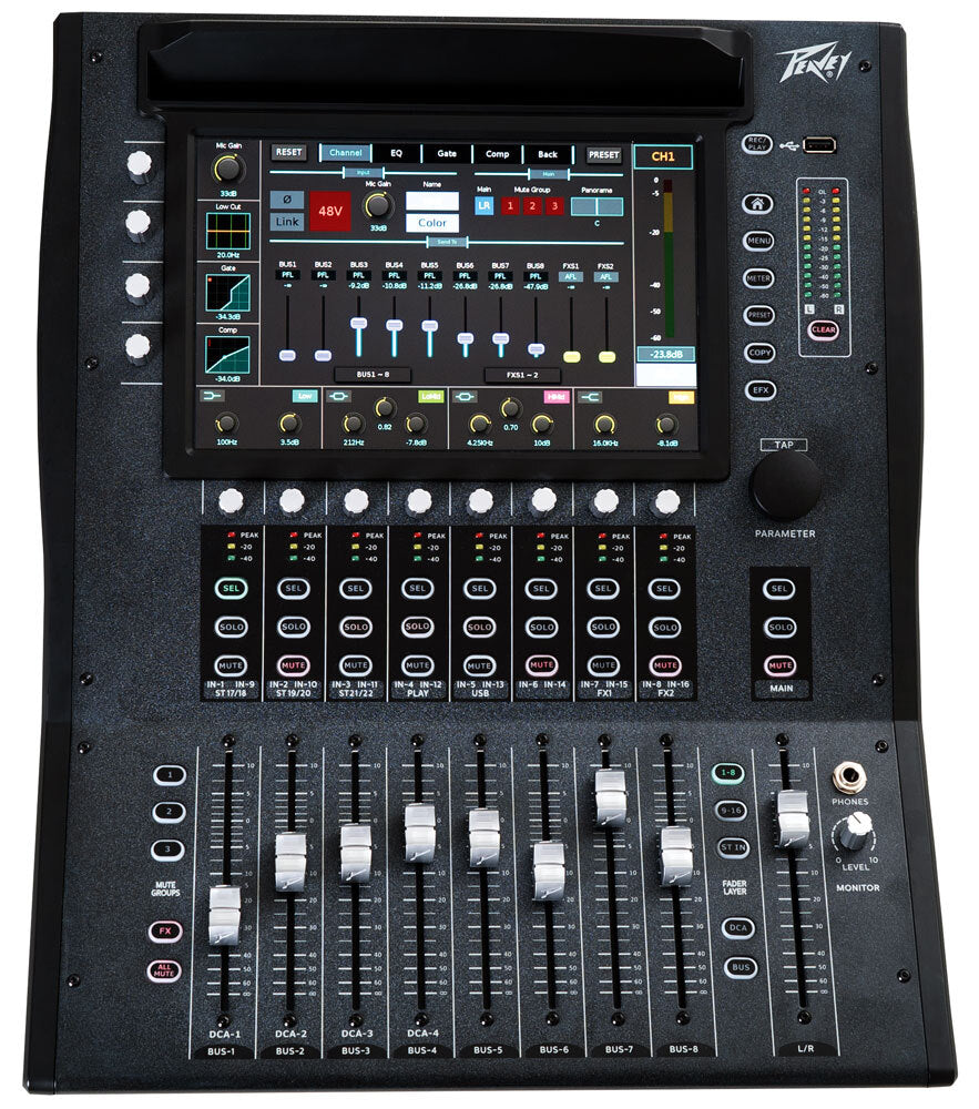 Peavey Aureus Series "AUREUS28" Digital 28-Channel Mixer with WiFi & Bluetooth