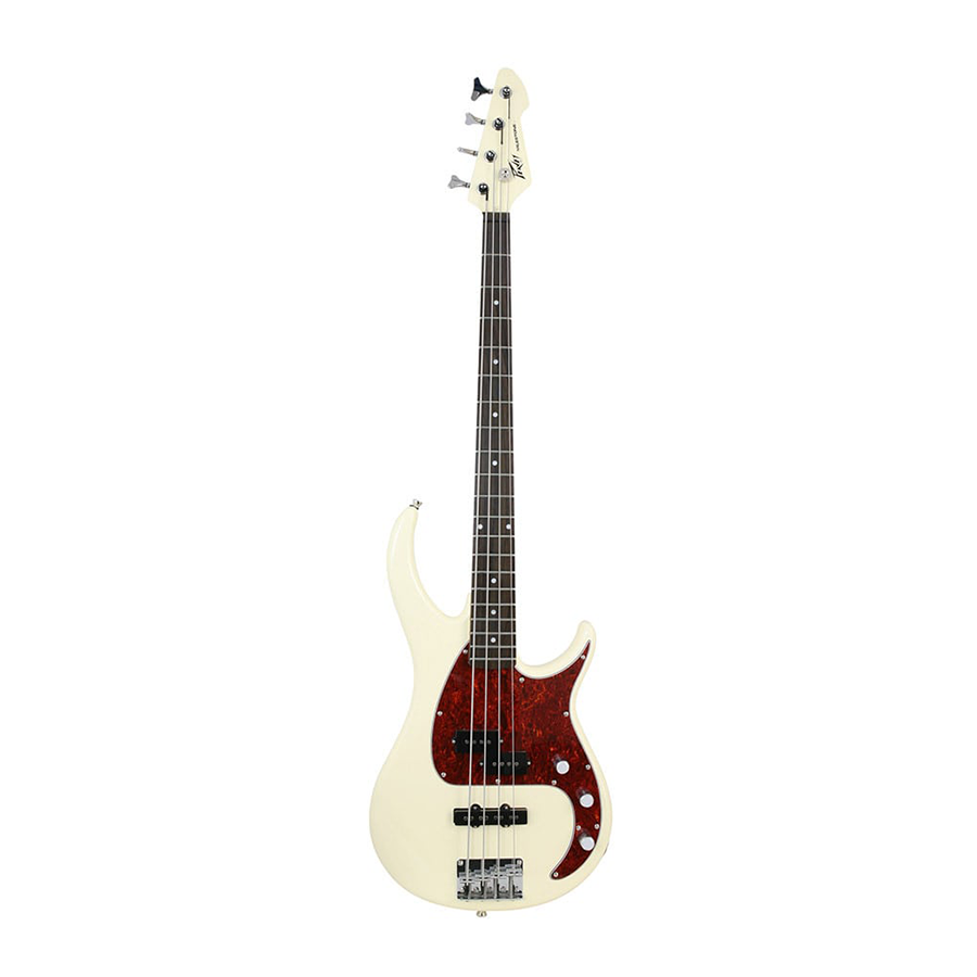 Peavey Milestone Series 4 String Bass Guitar in Ivory