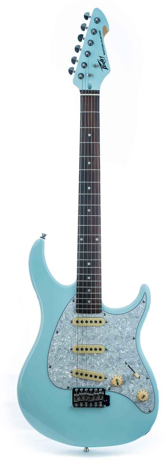 Peavey Raptor Custom Series Electric Guitar in Columbia Blue (3SC)