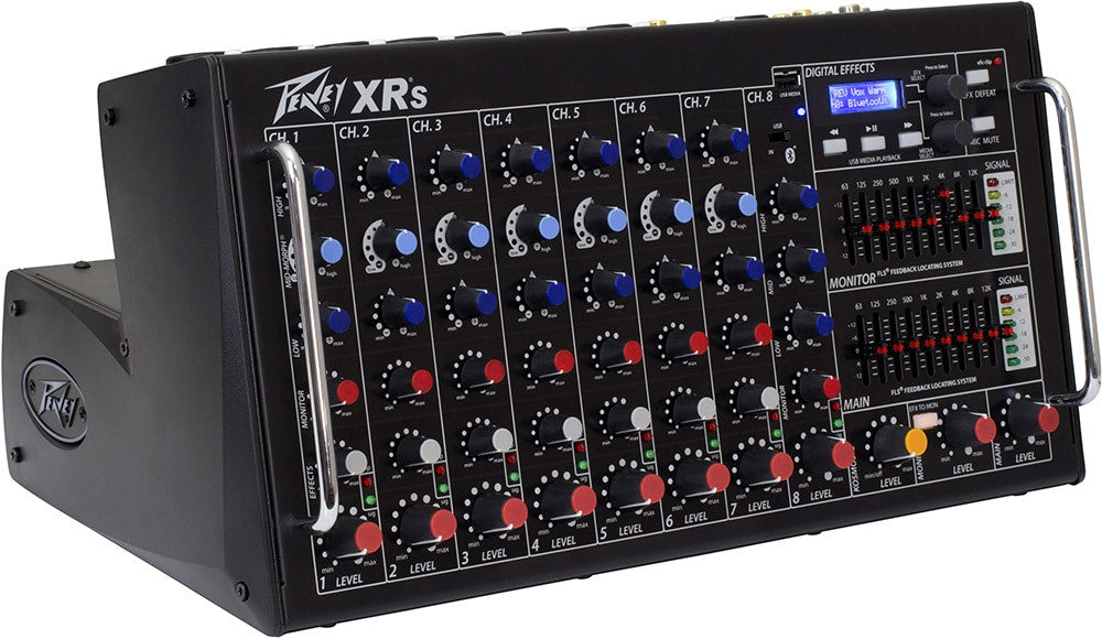 Peavey XR Series "XR-S" Portable 8-Channel, 1500 Watt Powered Mixer