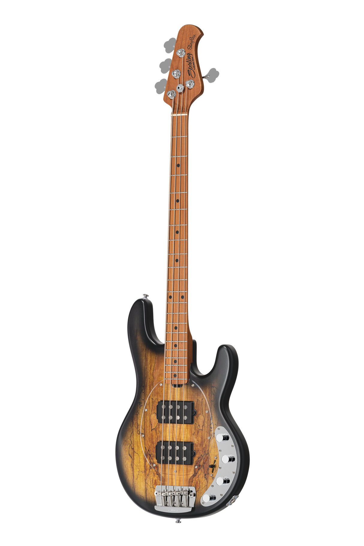 StingRay HH RAY34HH Spalted Maple, Natural Burst Satin