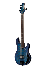 StingRay RAY34 Poplar Burl, Neptune Blue Satin