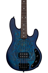 StingRay RAY34 Poplar Burl, Neptune Blue Satin