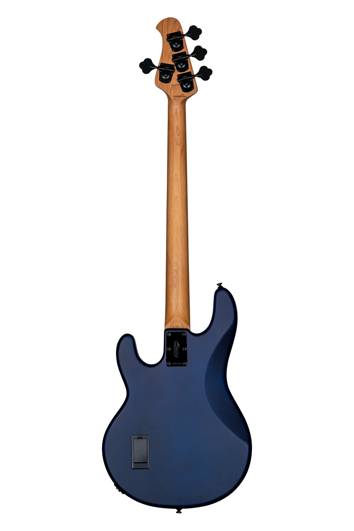 StingRay RAY34 Poplar Burl, Neptune Blue Satin