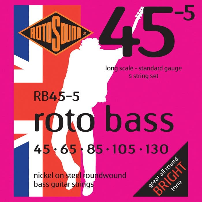 Rotosound RB455 Rotobass 5 String Standard 45 -105