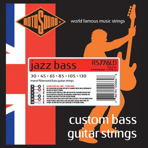 Rotosound RS776LD Jazz Bass 77 Long Scale 45-105 Monel