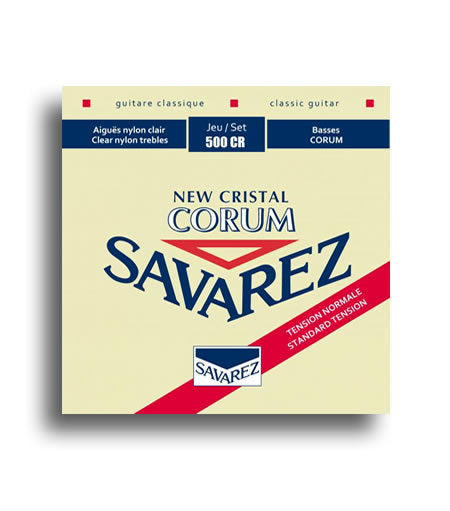 Savarez 500CR New Cristal Corum Normal Tension Classical Guitar String Set