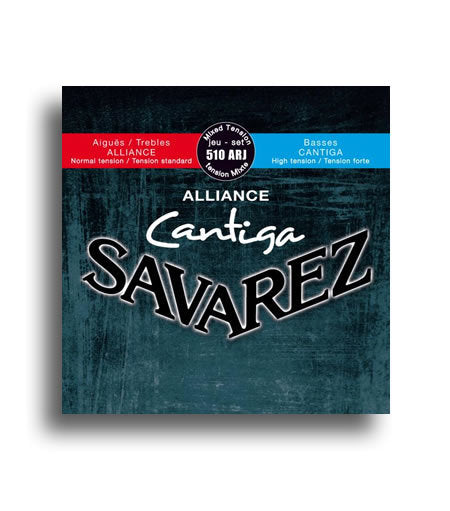 Savarez 510ARJ Alliance Cantiga Mixed Tension Classical Guitar String Set