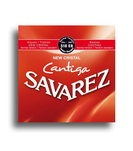 Savarez 510CR New Cristal Cantiga Normal Tension Classical Guitar String Set