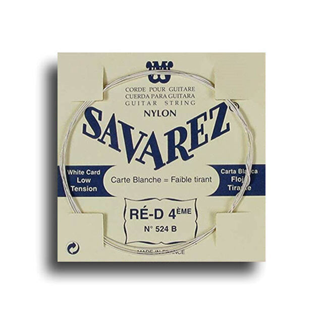 Savarez 524B Traditional Low Tension (D-4th) Single Classical Guitar String