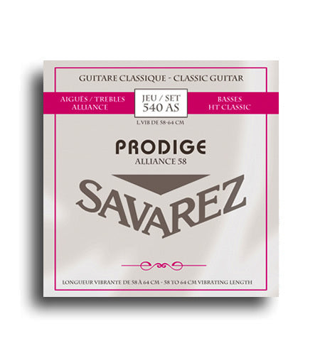 Savarez Prodige 540AS Fractional Shorter Scale Classical Guitar String Set (58-64cm)