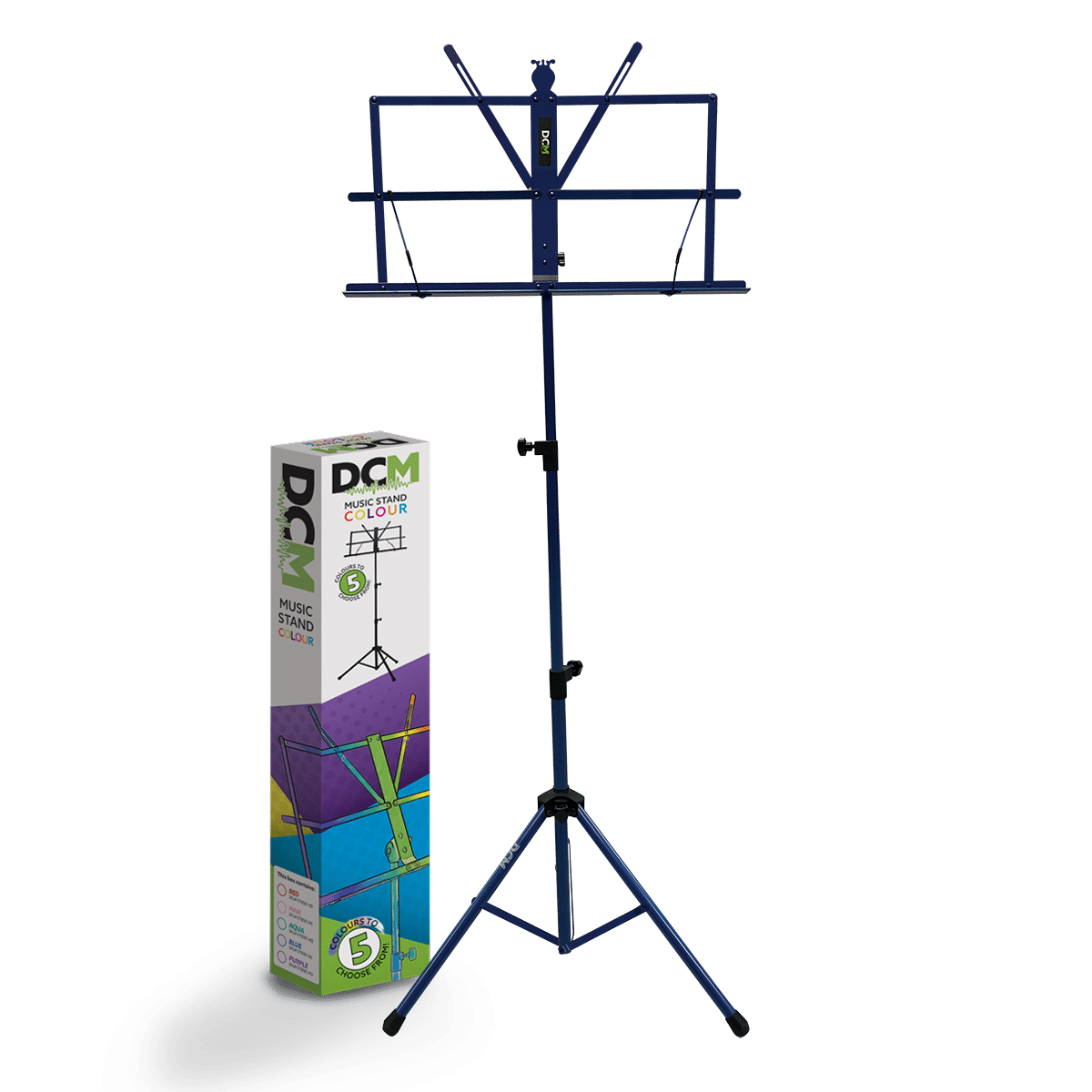 DCM BS01-BL Music Stand Blue inc Carry  Bag