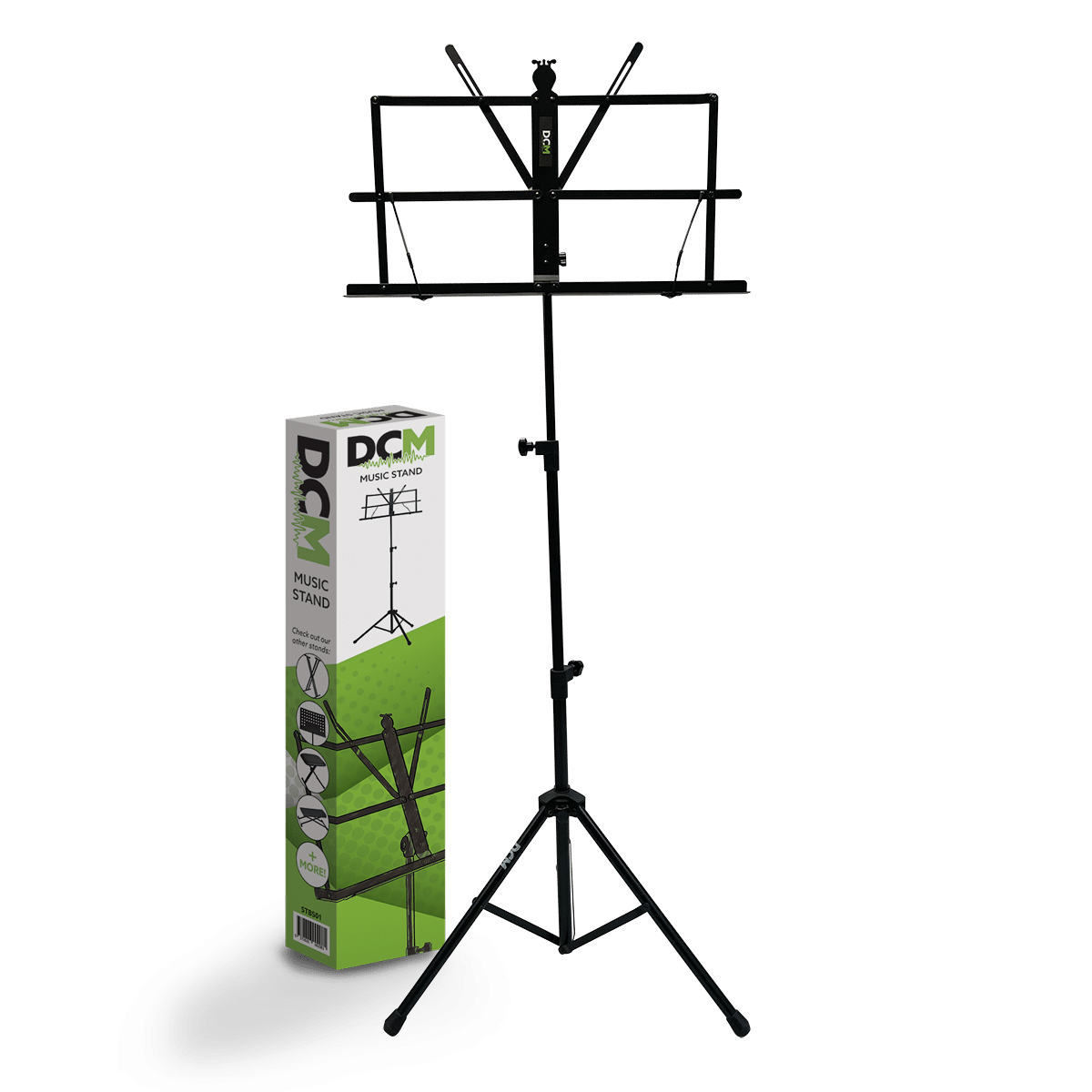 DCM BS01 Music Stand Black inc Carry  Bag