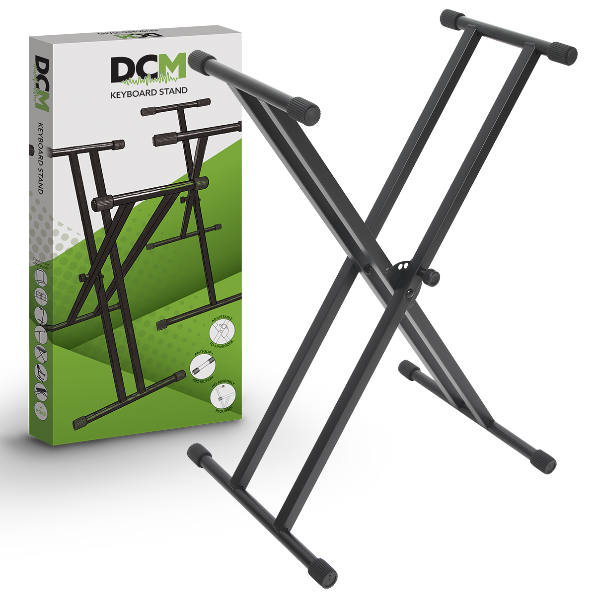 DCM STKXW-D02 Keyboard Stand Double Braced (pre-assembled)