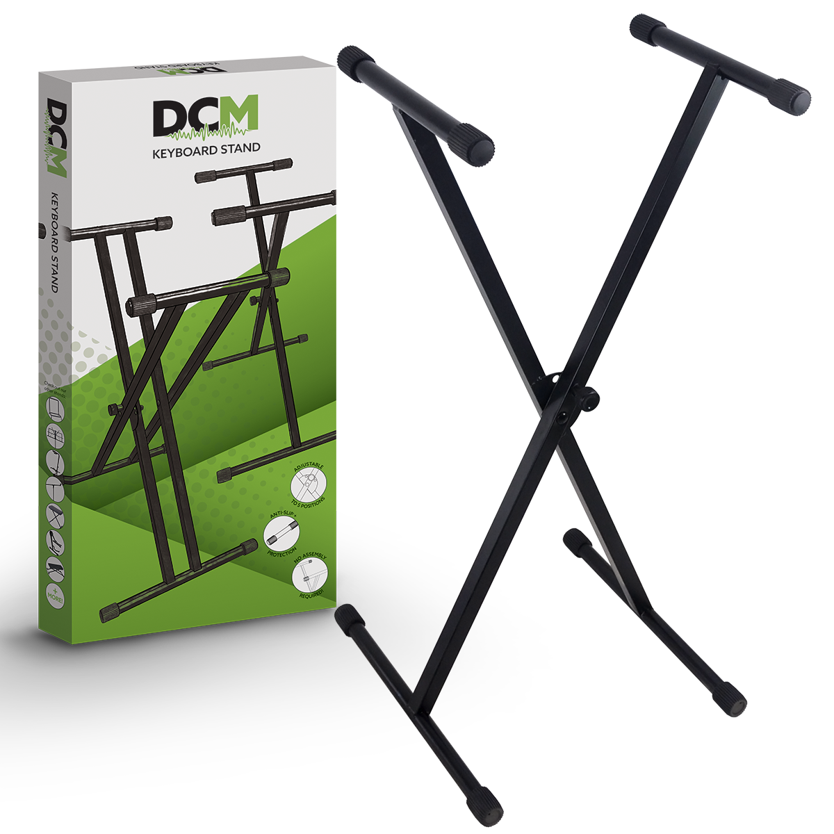 DCM STKXW-S02 Keyboard Stand Single Braced (pre-assembled)