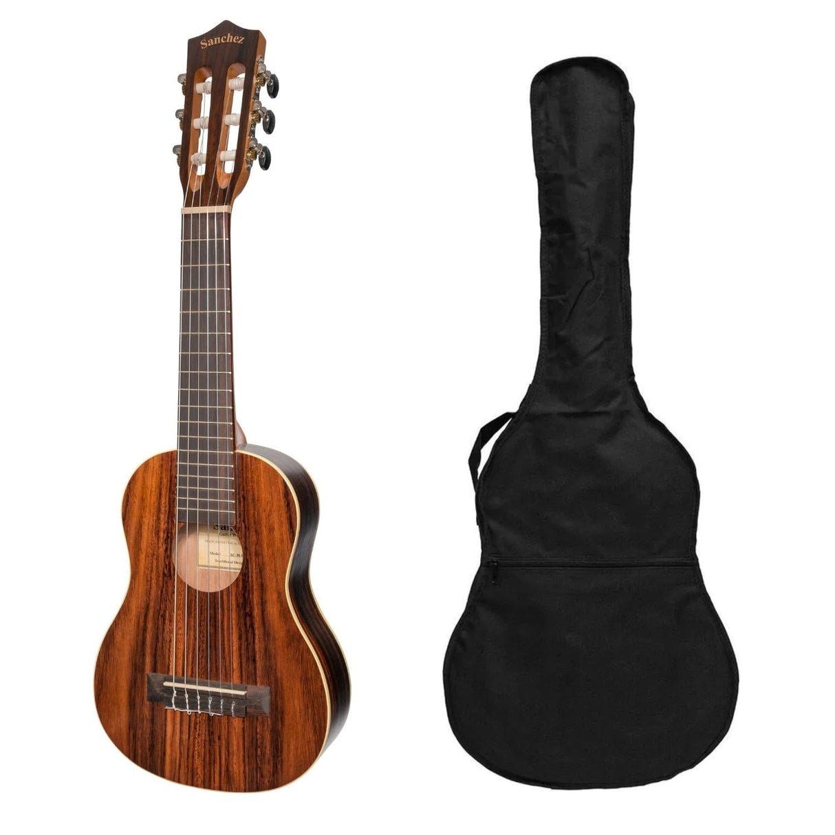 Sanchez 1/4 Size Student Classical Guitar with Gig Bag (Rosewood)