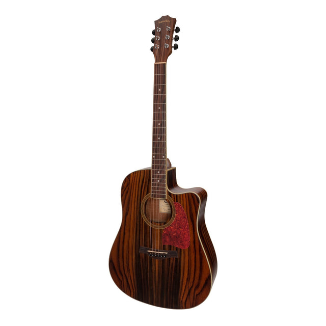 Sanchez Acoustic-Electric Dreadnought Cutaway Guitar (Rosewood)-SDC-18-RWD