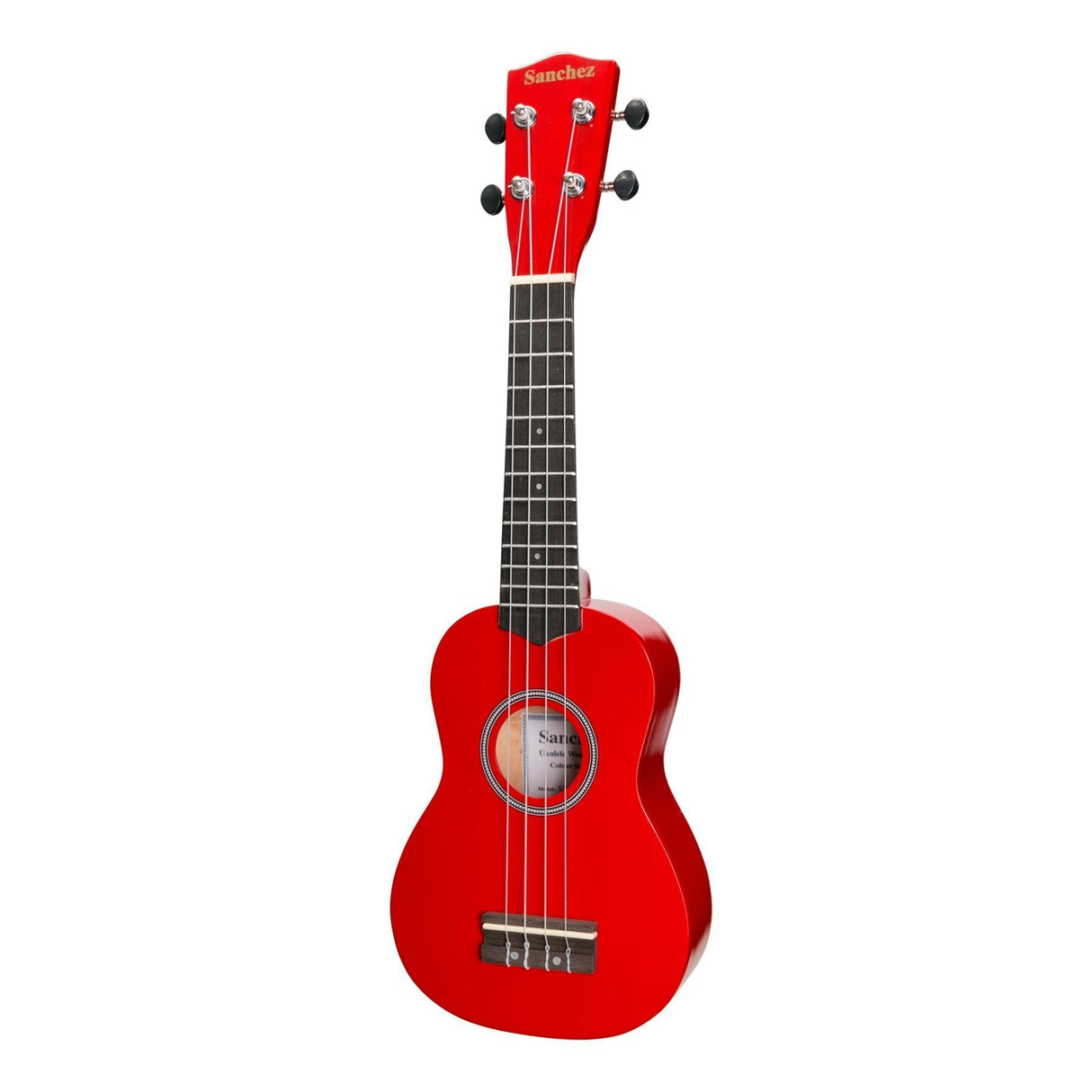 Sanchez 'Colour Series' Soprano Ukulele (Red)-SU-C20-RD