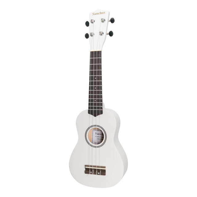 Sanchez 'Colour Series' Soprano Ukulele (White)-SU-C20-WH