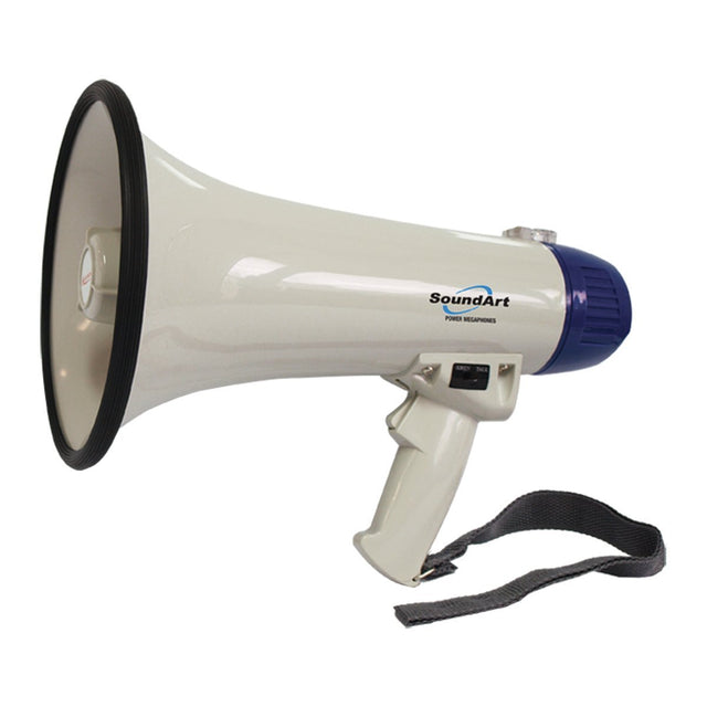 SoundArt 15 Watt Portable Hand-Held Megaphone (Blue)-SLH-815-BLU