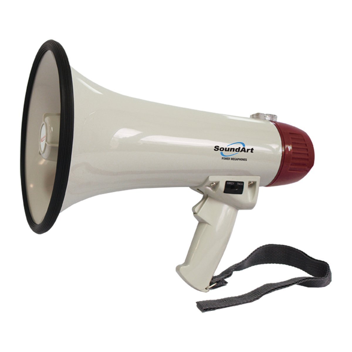 SoundArt 15 Watt Portable Hand-Held Megaphone (Red)-SLH-815-RED