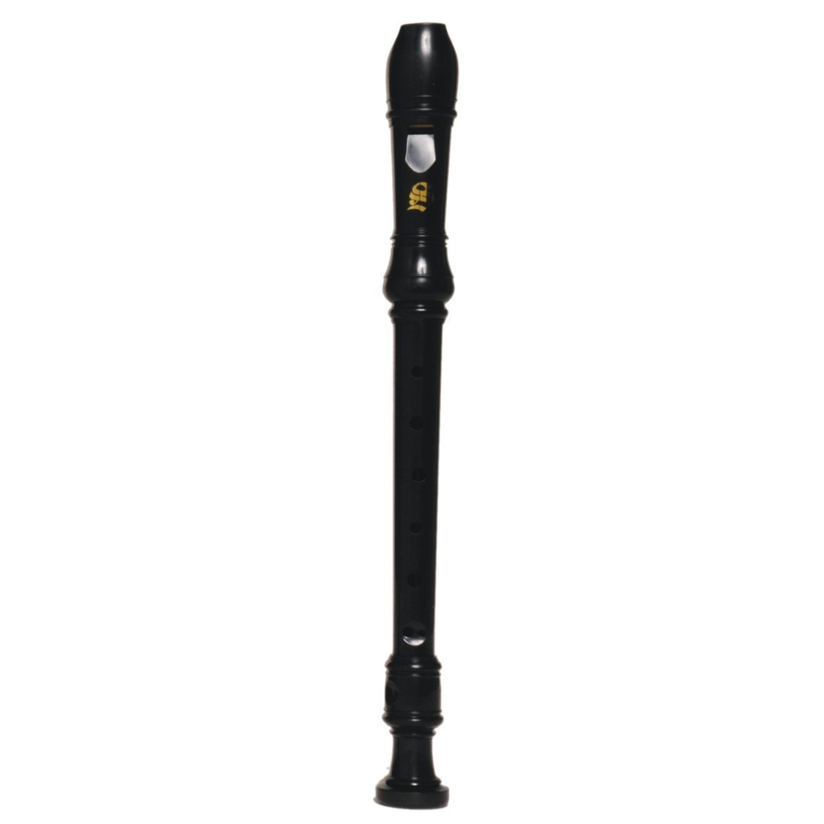 Steinhoff Recorder for Kids with Cleaning Rod and Pouch (Black)-KSR-2-BLK