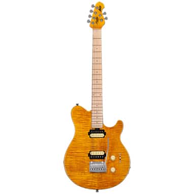 Sterling By Music Man Axis AX3 Flame Maple in Trans Gold