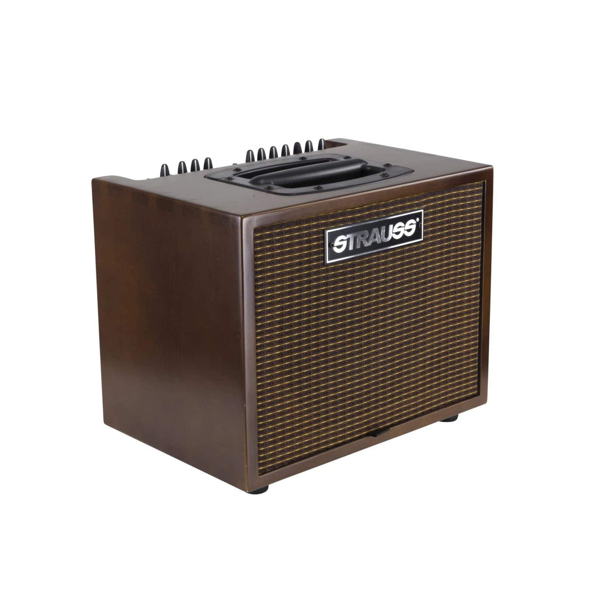 Strauss 60 Watt Acoustic Guitar Combo Amplifier with Effects (Walnut)-SAA-T60-WN