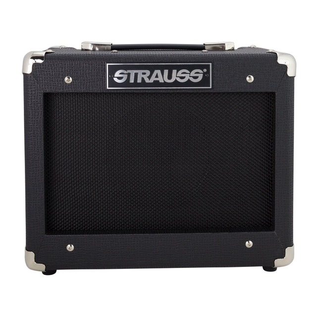 Strauss 'Legacy' 15 Watt Solid State Guitar Practice Amplifier (Black)-SLA-15G-BLK