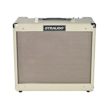 Strauss SVT-20R 20 Watt Combo Valve Amplifier with Reverb (Cream)-SVT-20R-CRM