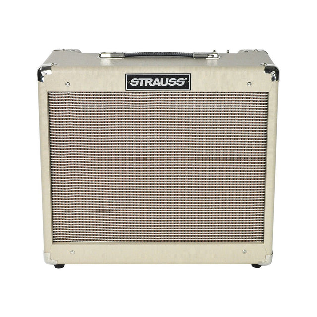 Strauss SVT-20R 20 Watt Combo Valve Amplifier with Reverb (Cream)-SVT-20R-CRM