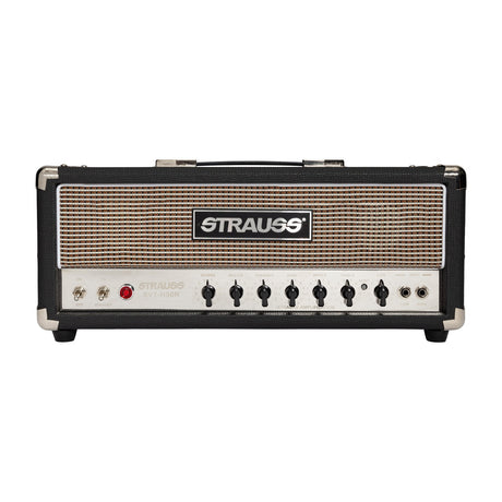 Strauss SVT-H50R 50 Watt Valve Amplifier Head with Reverb (Black)-SVT-H50R-BLK